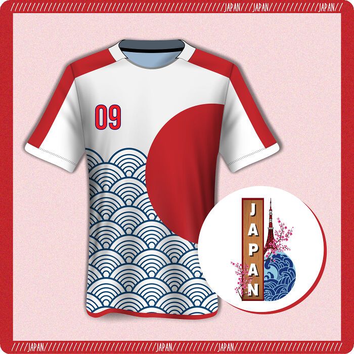 Artista redesenha 8 uniformes da Copa do Mundo inspirados no país de origem de cada nação 4 Artista redesenha 8 uniformes da Copa do Mundo inspirados no país de origem de cada nação 4