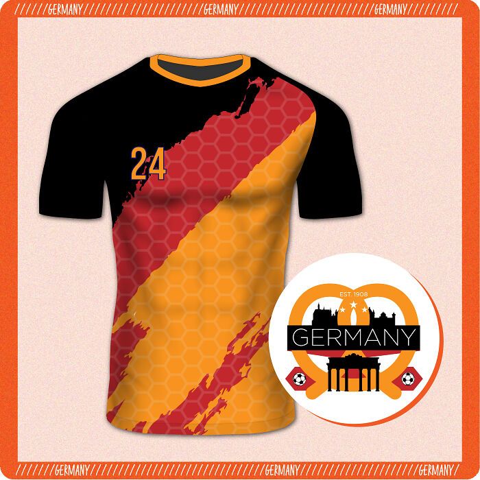 Artista redesenha 8 uniformes da Copa do Mundo inspirados no país de origem de cada nação 7 Artista redesenha 8 uniformes da Copa do Mundo inspirados no país de origem de cada nação 7