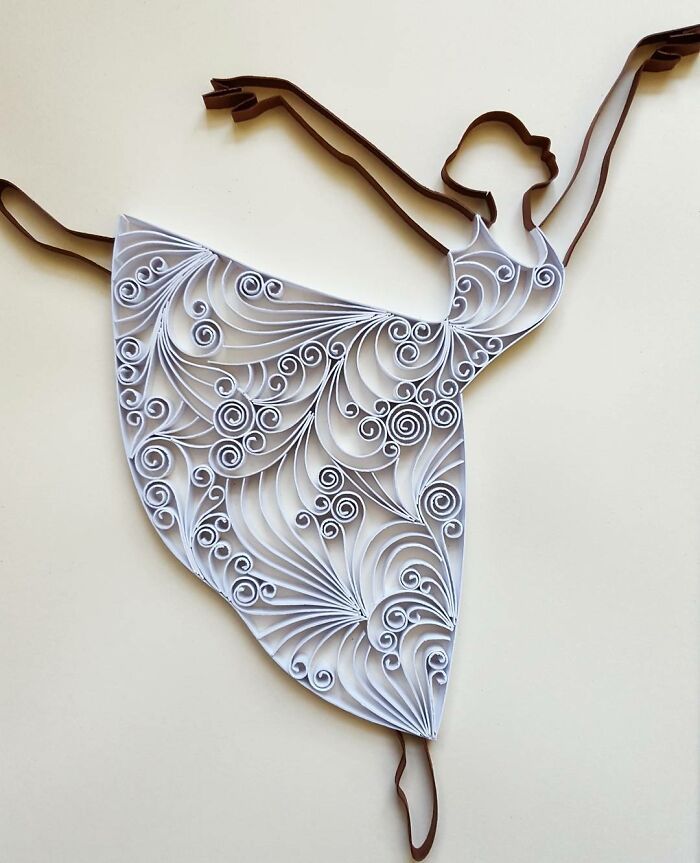 Artista usa técnica de quilling de papel para criar essas peças de arte (32 fotos) 3