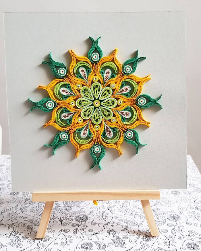 Artista usa técnica de quilling de papel para criar essas peças de arte (32 fotos) 5