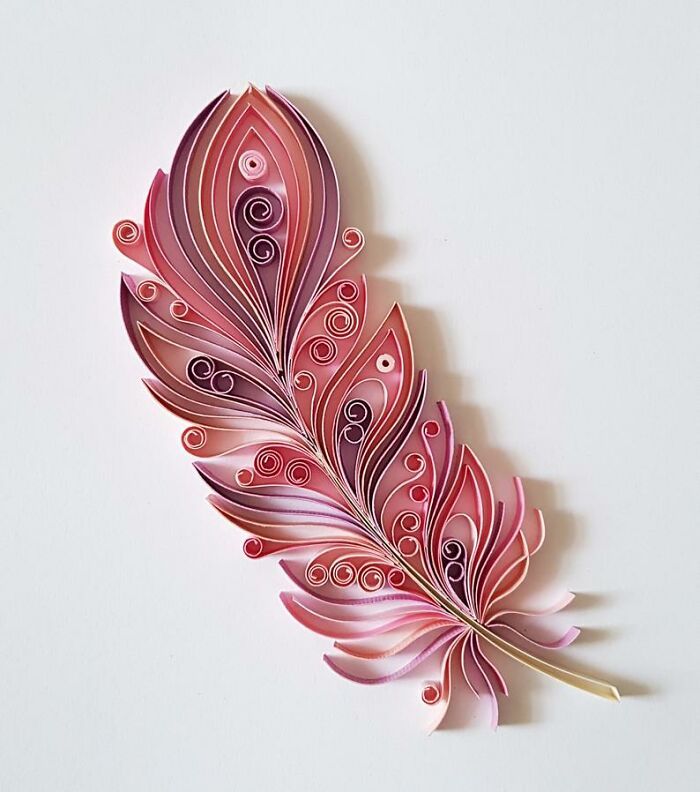 Artista usa técnica de quilling de papel para criar essas peças de arte (32 fotos) 15