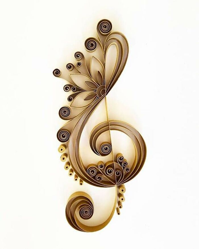 Artista usa técnica de quilling de papel para criar essas peças de arte (32 fotos) 16
