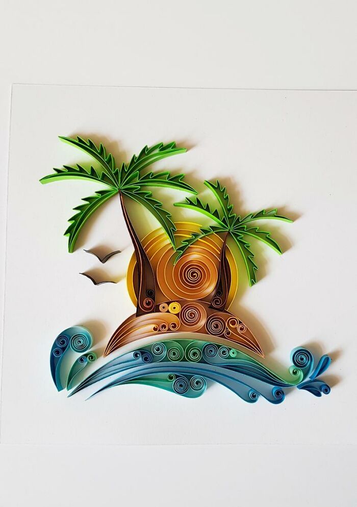 Artista usa técnica de quilling de papel para criar essas peças de arte (32 fotos) 19