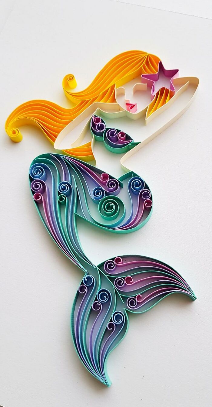 Artista usa técnica de quilling de papel para criar essas peças de arte (32 fotos) 24