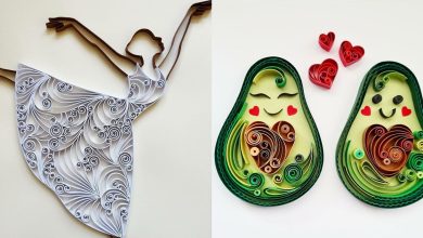 Artista usa técnica de quilling de papel para criar essas peças de arte (32 fotos) 8