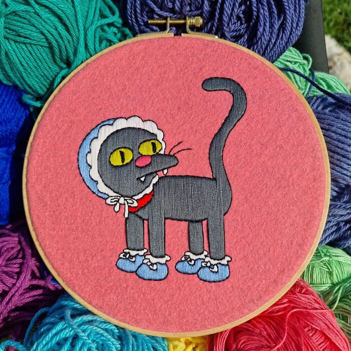 42 cenas dos Simpsons recriadas com bordados 17