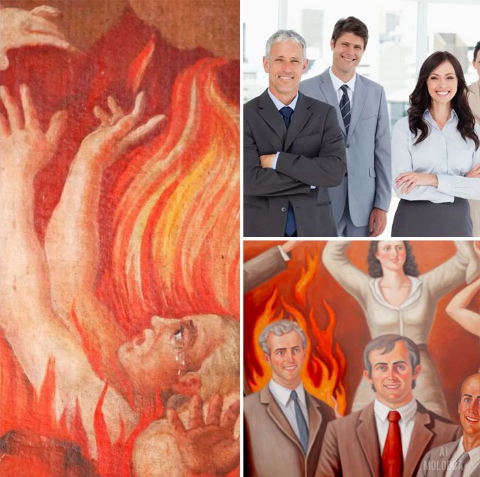 Combinado duas fotos com ajuda da IA Midjourney (39 fotos) 3