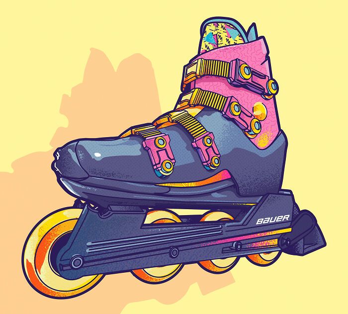 Eu amo desenhar objetos da minha infância, aqui estão 29 das minhas ilustrações 20