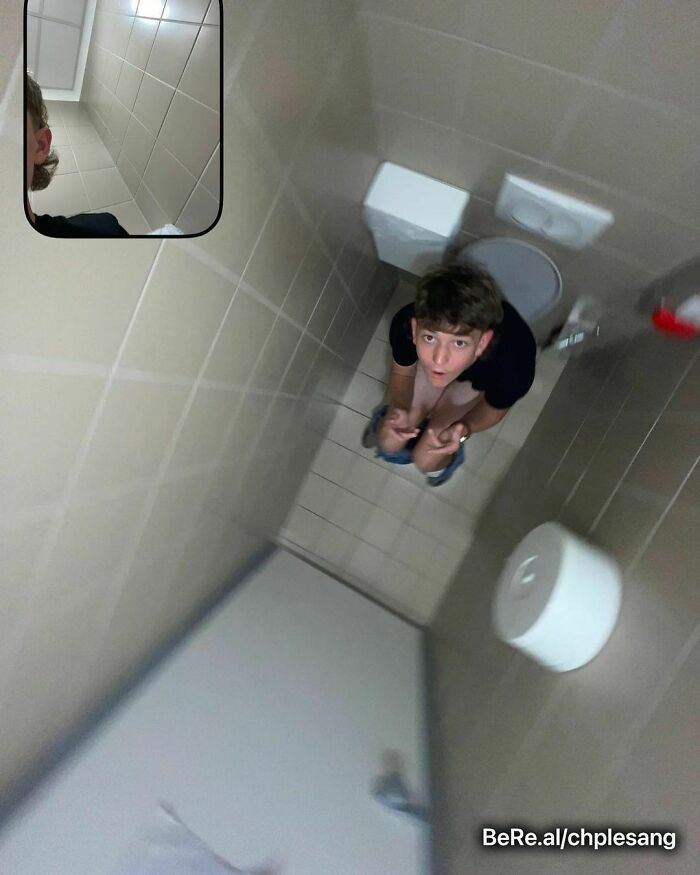 42 fotos engraçadas e épicas compartilhadas por usuários do BeReal ao redor do mundo 39