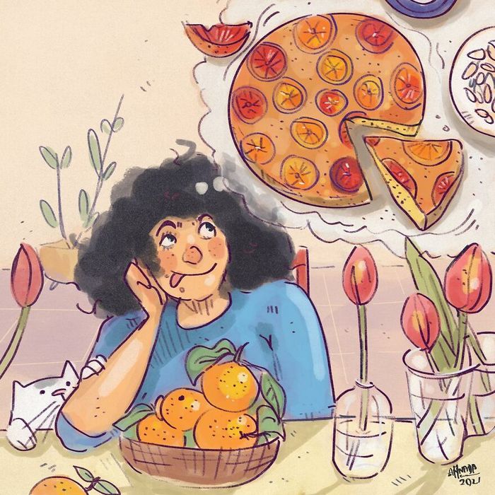 16 ilustrações sobre a vida na quarentena com um gato 2