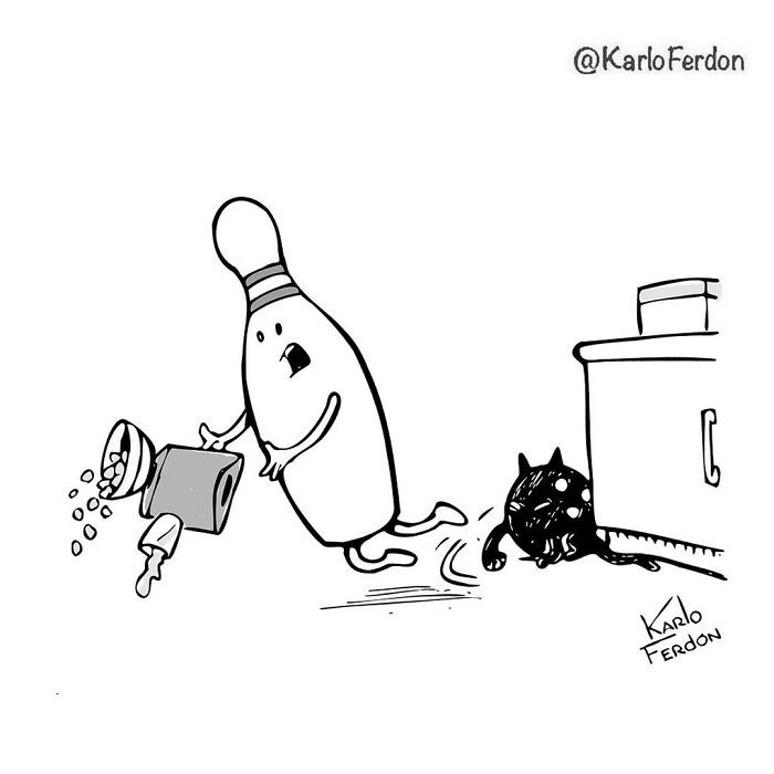 Artista faz quadrinhos humorísticos de um painel sem usar uma única palavra (30 fotos) 3