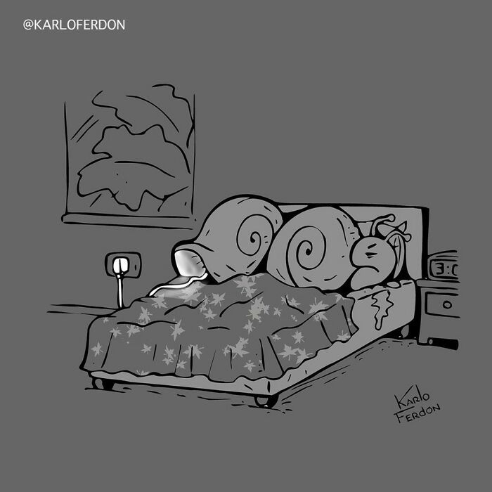 Artista faz quadrinhos humorísticos de um painel sem usar uma única palavra (30 fotos) 10