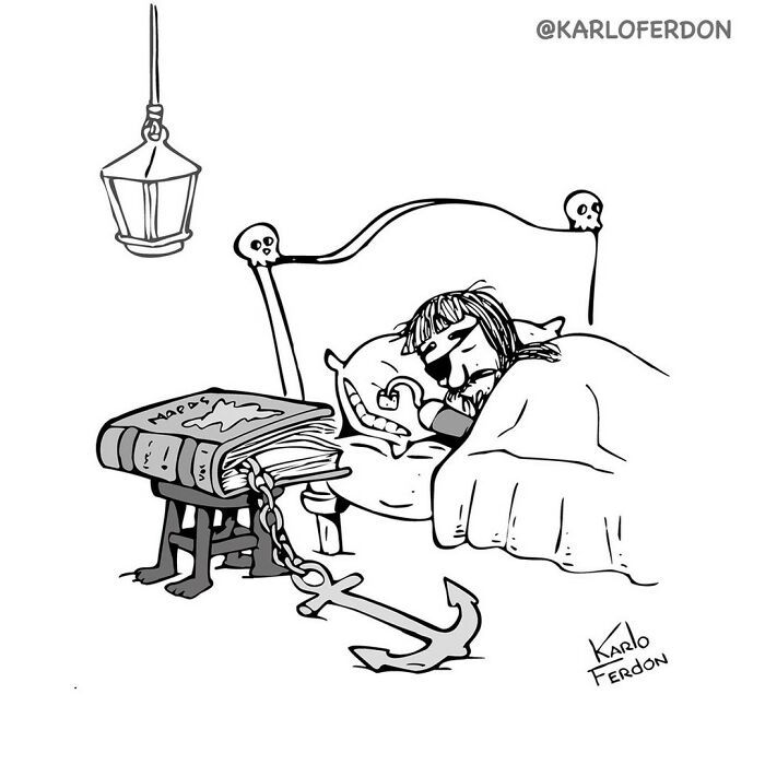 Artista faz quadrinhos humorísticos de um painel sem usar uma única palavra (30 fotos) 11