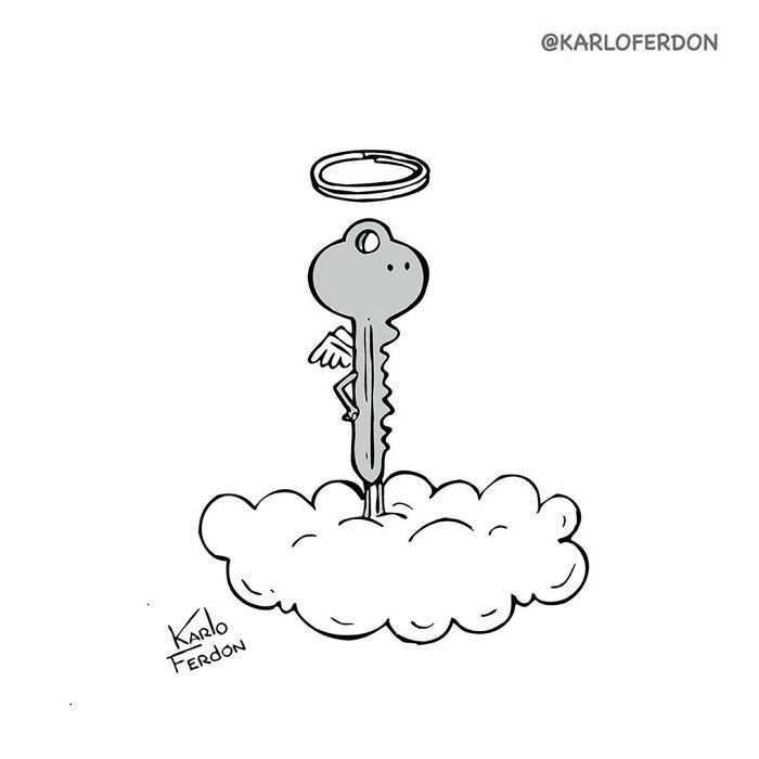 Artista faz quadrinhos humorísticos de um painel sem usar uma única palavra (30 fotos) 26