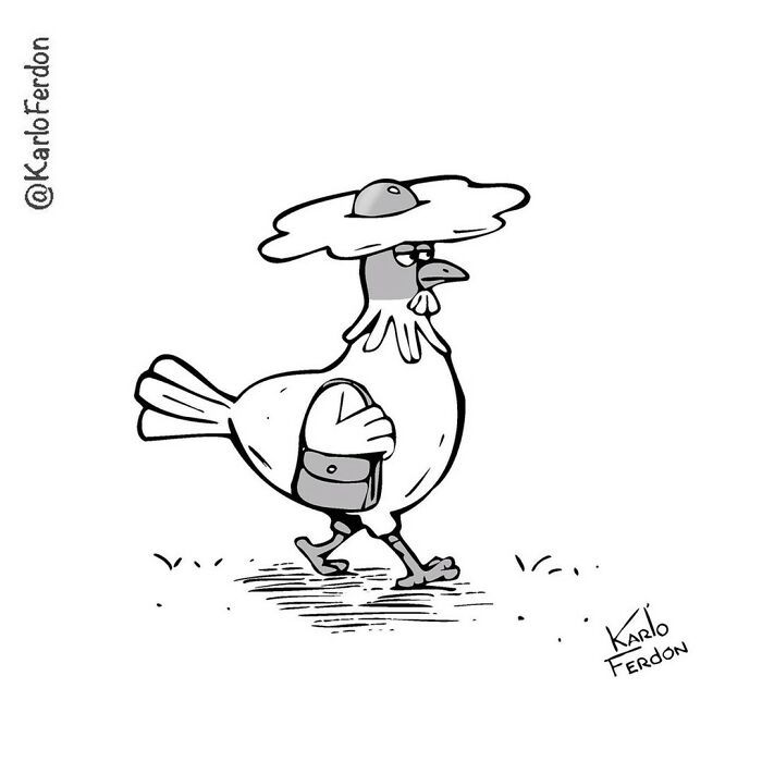 Artista faz quadrinhos humorísticos de um painel sem usar uma única palavra (30 fotos) 27