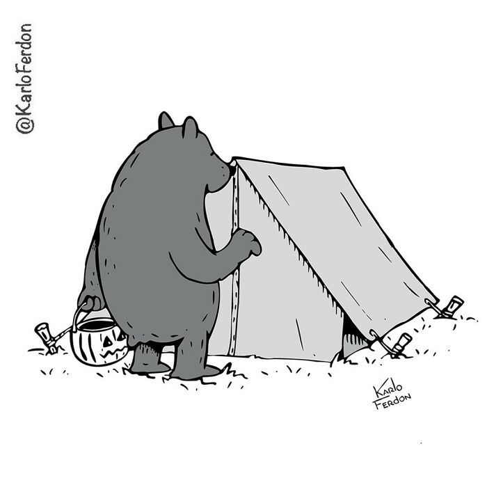 Artista faz quadrinhos humorísticos de um painel sem usar uma única palavra (30 fotos) 29