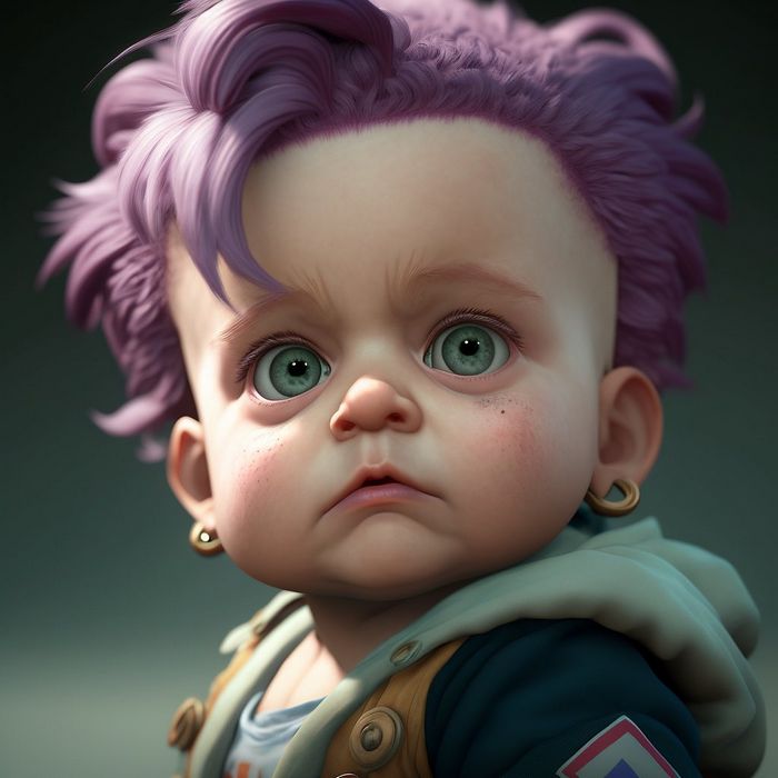 Artista usa IA para recriar personagens famosos como bebês (93 fotos) 61