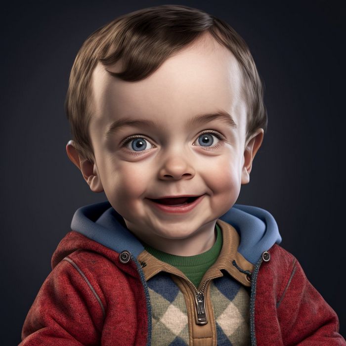 Artista usa IA para recriar personagens famosos como bebês (93 fotos) 86