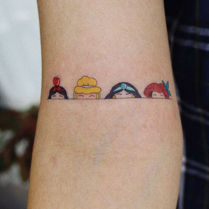 45 ideias de tatuagens de desenhos animados de todos os tempos 1