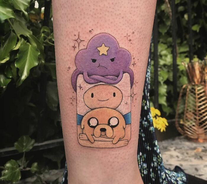 45 ideias de tatuagens de desenhos animados de todos os tempos 2