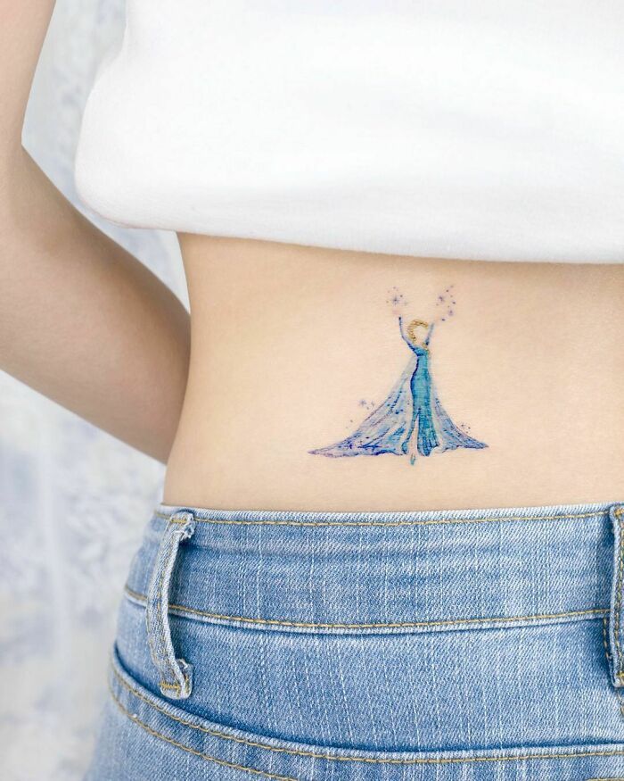 45 ideias de tatuagens de desenhos animados de todos os tempos 8