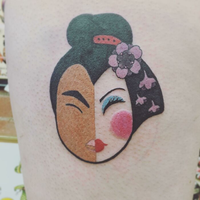 45 ideias de tatuagens de desenhos animados de todos os tempos 16