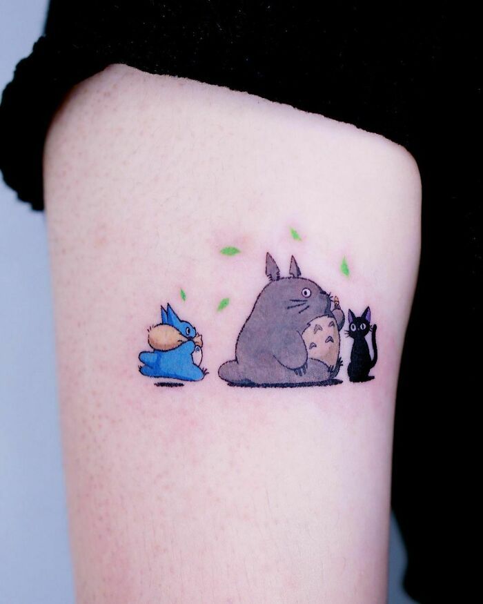 45 ideias de tatuagens de desenhos animados de todos os tempos 32