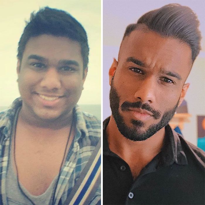 25 impressionantes fotos antes e depois de homens que passaram por reformas completas 22