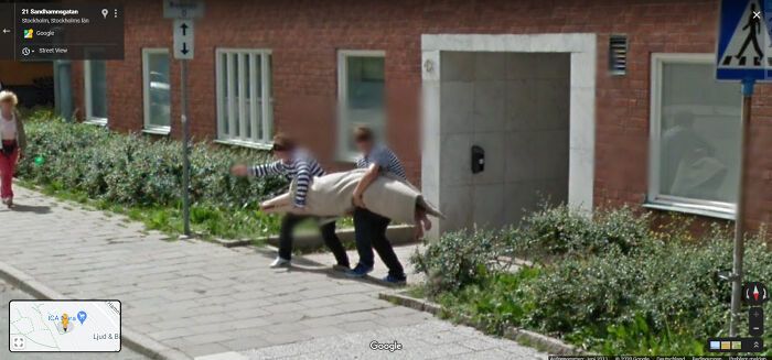 46 momentos mais divertidos e ridículos já capturados pelas câmeras do Google Street View 8