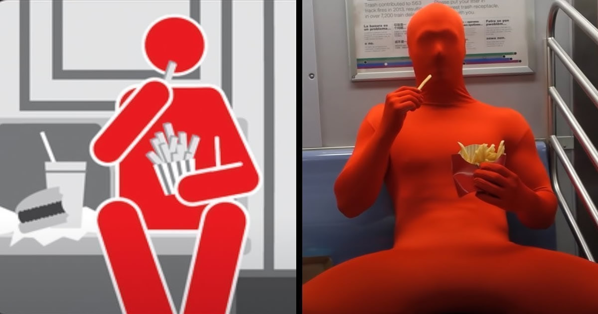 Pessoas quebrando as regras de maneiras divertidas