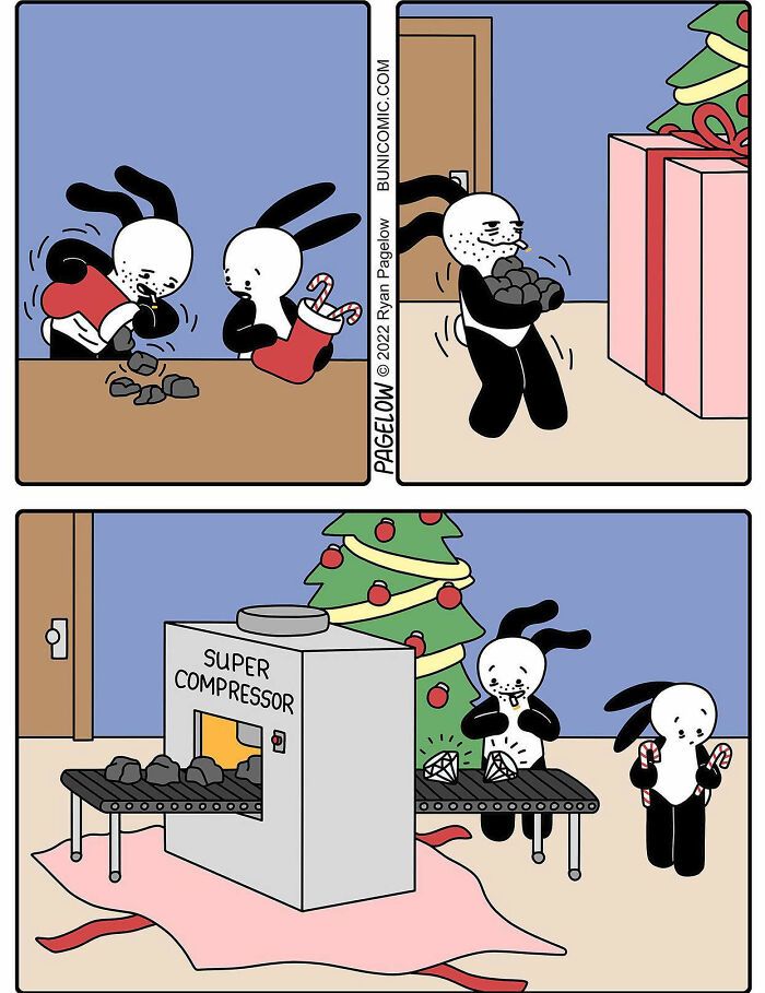 42 quadrinhos da Buni que são engraçados, tristes e distorcidos ao mesmo tempo 3