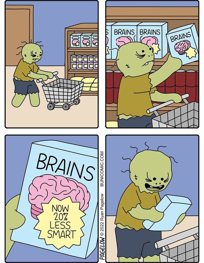 42 quadrinhos da Buni que são engraçados, tristes e distorcidos ao mesmo tempo 19