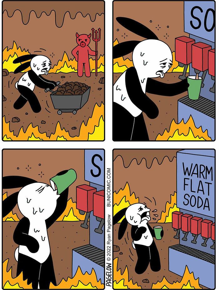 42 quadrinhos da Buni que são engraçados, tristes e distorcidos ao mesmo tempo 20