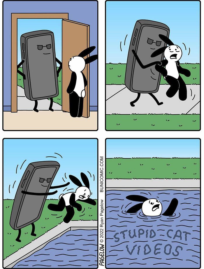 42 quadrinhos da Buni que são engraçados, tristes e distorcidos ao mesmo tempo 21