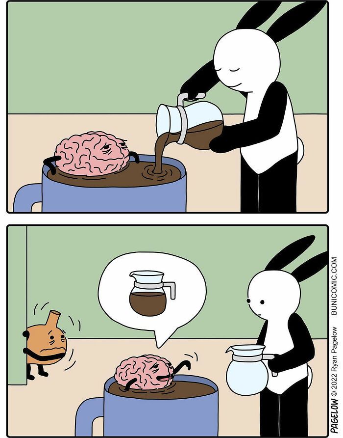 42 quadrinhos da Buni que são engraçados, tristes e distorcidos ao mesmo tempo 27