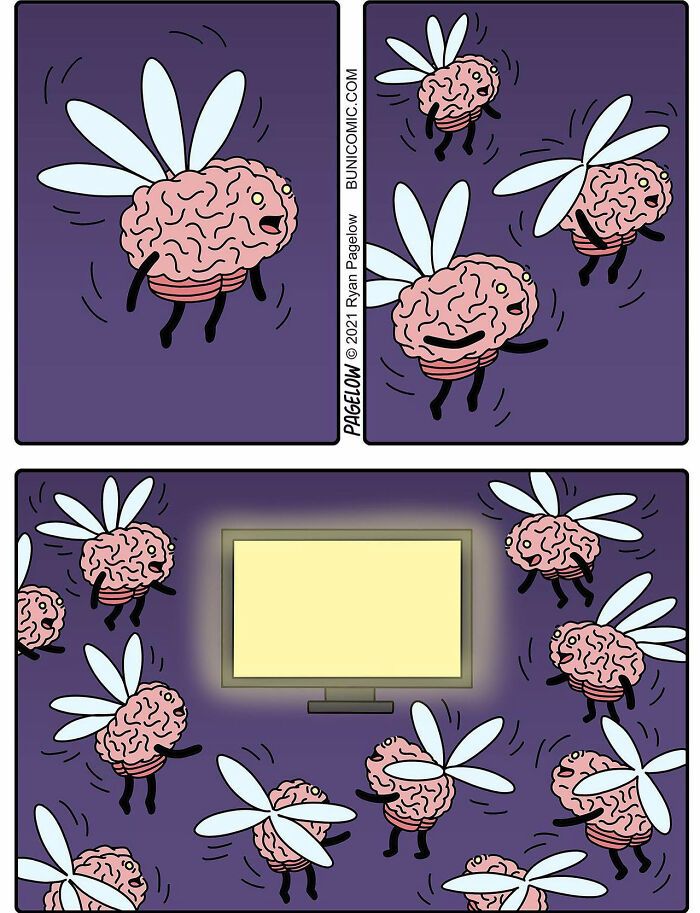 42 quadrinhos da Buni que são engraçados, tristes e distorcidos ao mesmo tempo 29