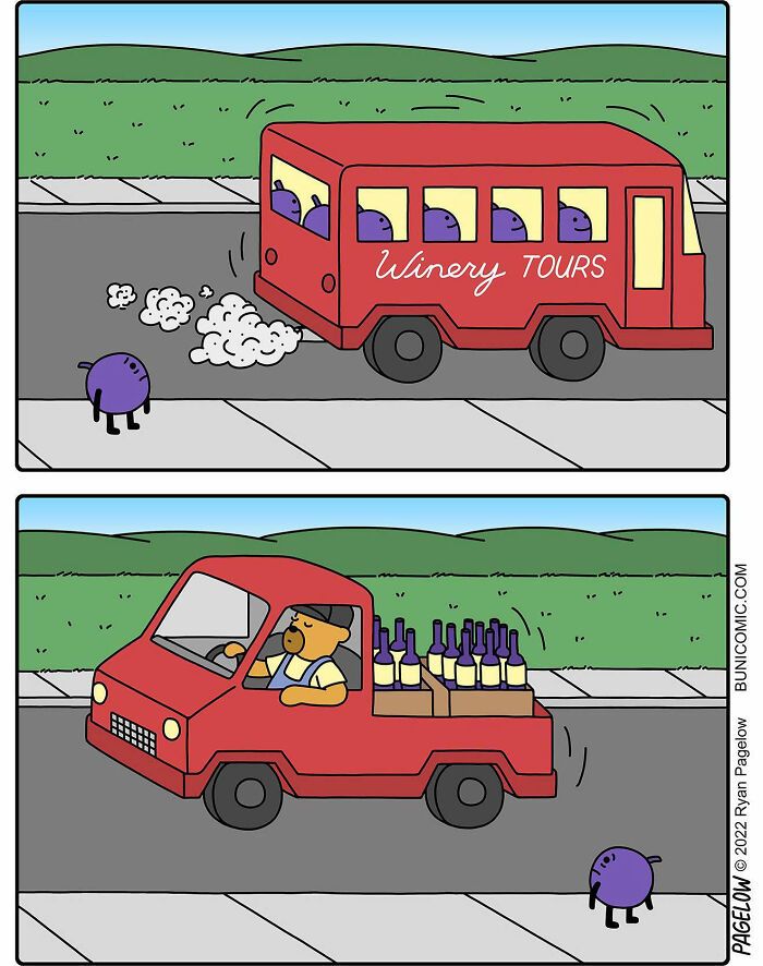 42 quadrinhos da Buni que são engraçados, tristes e distorcidos ao mesmo tempo 35