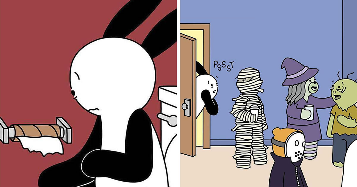42 quadrinhos da Buni que são engraçados, tristes e distorcidos ao mesmo tempo 43