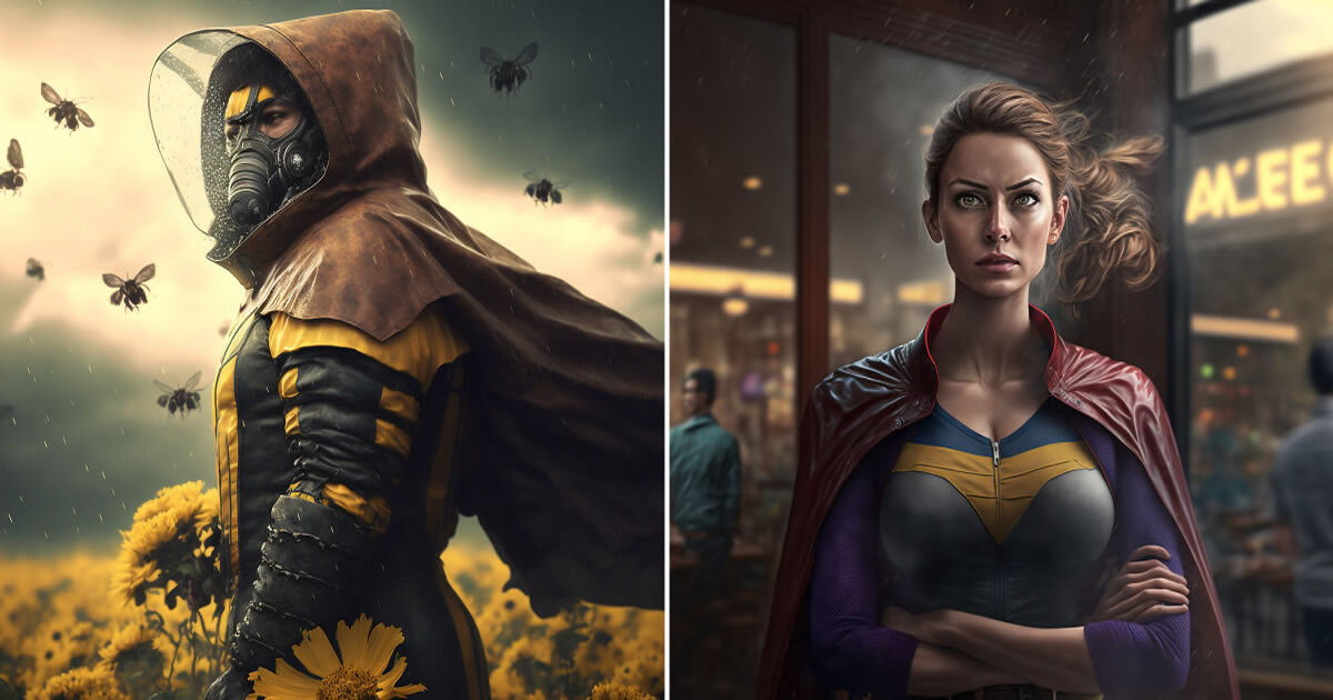 Super-heróis preferidos para combater problemas cotidianos (23 fotos)