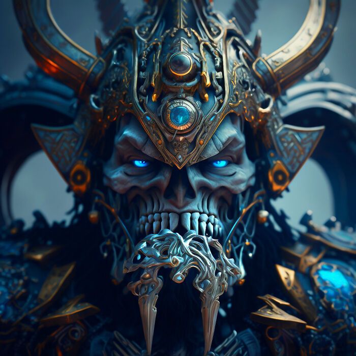 Artista faz 32 imagens poderosas e detalhadas de deuses e deusas 5