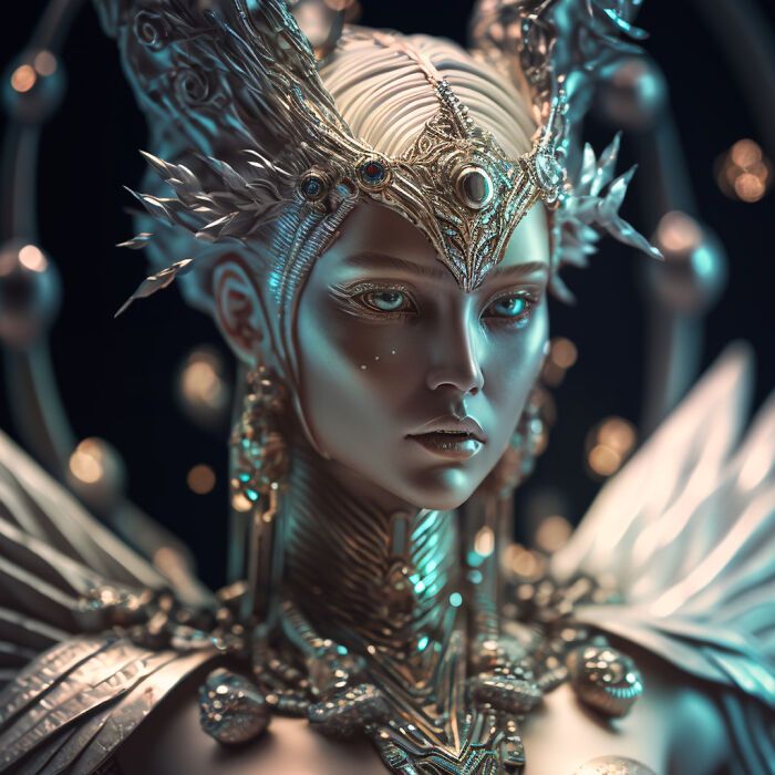 Artista faz 32 imagens poderosas e detalhadas de deuses e deusas 13