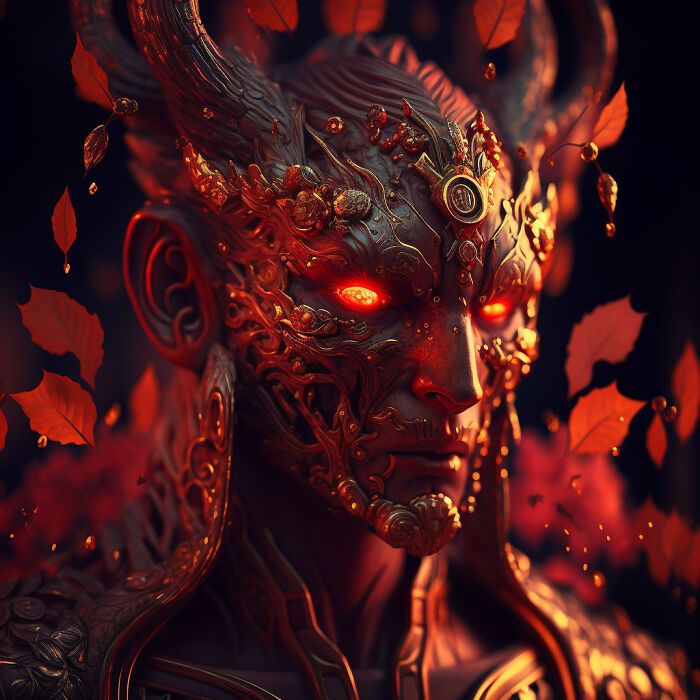 Artista faz 32 imagens poderosas e detalhadas de deuses e deusas 16