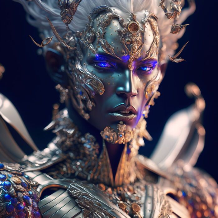 Artista faz 32 imagens poderosas e detalhadas de deuses e deusas 17