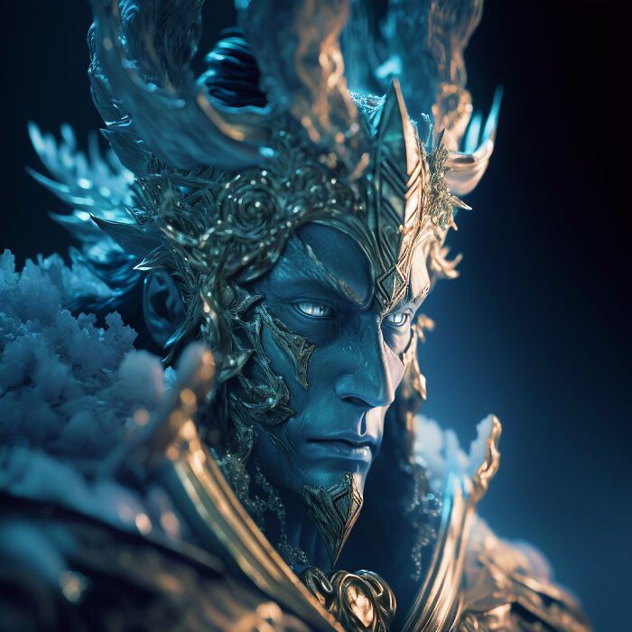 Artista faz 32 imagens poderosas e detalhadas de deuses e deusas 20