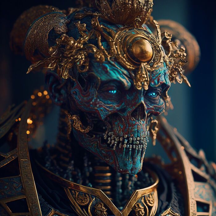 Artista faz 32 imagens poderosas e detalhadas de deuses e deusas 21