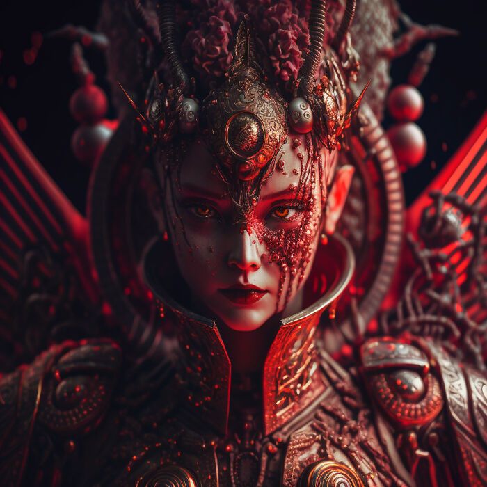 Artista faz 32 imagens poderosas e detalhadas de deuses e deusas 26