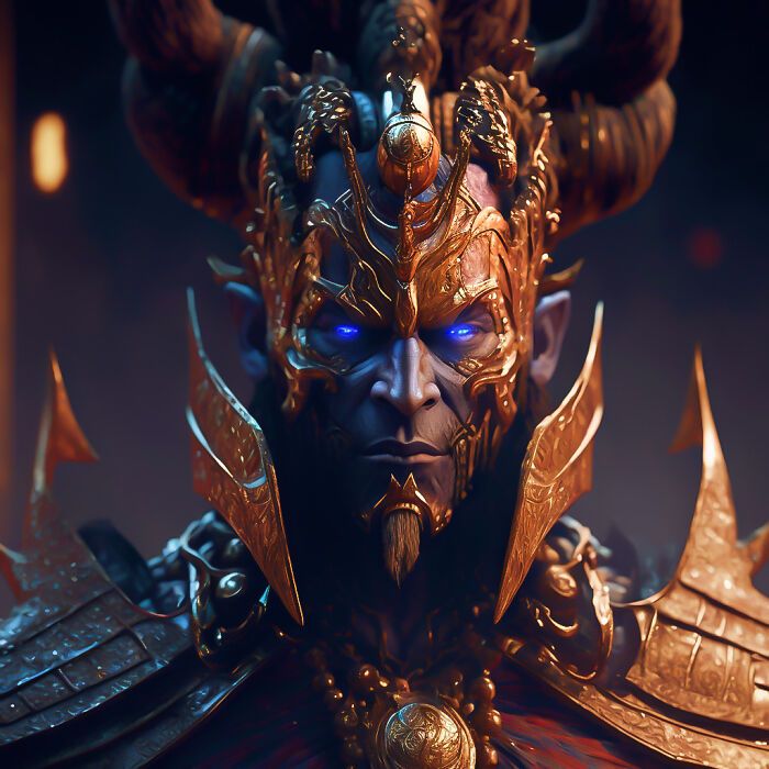 Artista faz 32 imagens poderosas e detalhadas de deuses e deusas 29