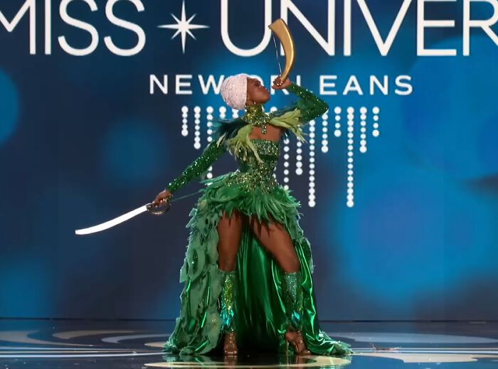 32 concorrentes do Miss Universo vestindo “trajes nacionais” 2