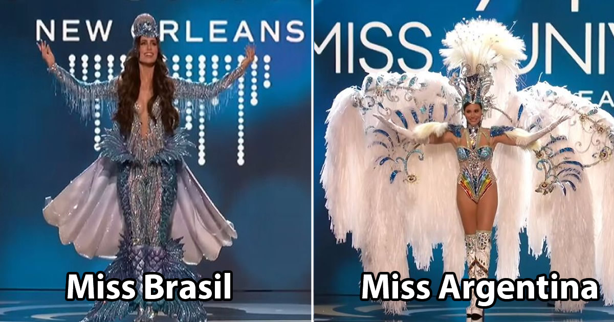 32 concorrentes do Miss Universo vestindo “trajes nacionais”