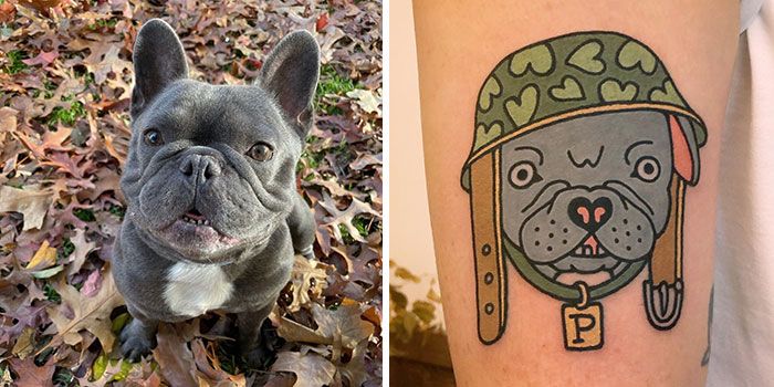 Artista cria tatuagens divertidas estilo desenhos animados, com inspiração em animais de estimação e brinquedos infantis (36 fotos) 3